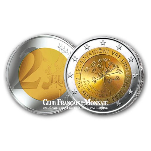 2 Euro - 200 ans du jardin de Ljubljana - Slovénie 2010