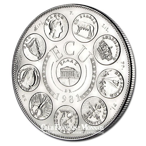 7513530- La Grèce entre dans la C.E.E - Cupronickel Avers 7513530- La Grèce entre dans la C.E.E - Cupronickel Avers