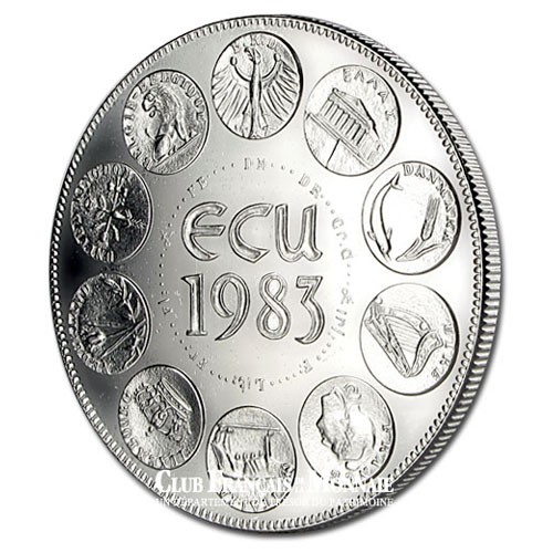 1983 - Euro/Ecu - Cupronickel Avers 1983 - Euro/Ecu - Cupronickel Avers