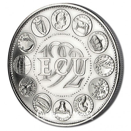 1992- Euro/Ecu- Cupronickel Avers