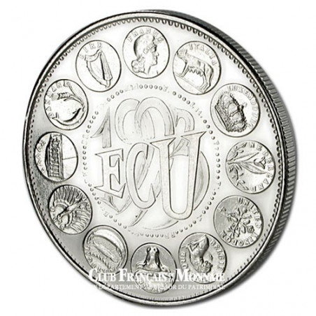 1993- Euro/Ecu- Cupronickel Avers