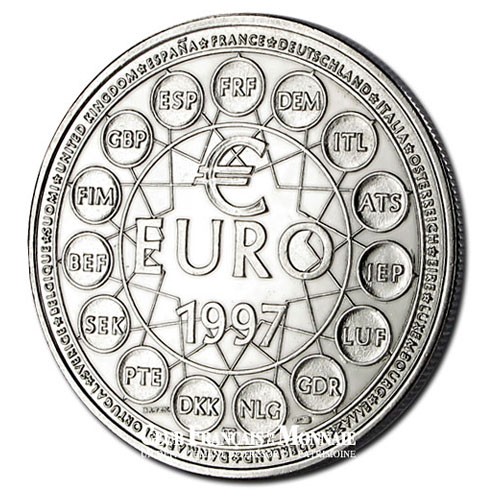 1997- Euro/Ecu- Cupronickel Avers