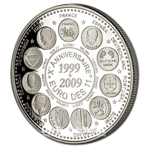 2008- La France à l'honneur - Cupronickel - Avers 2008- La France à l'honneur - Cupronickel - Avers