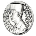 DE GAULLE - 40ème Anniversaire de la Victoire - Bronze argenté