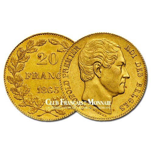 20 Francs Or Belgique Léopold 1er (1790-1865)