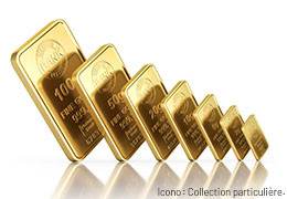 Nos prix pour les lingots d'or